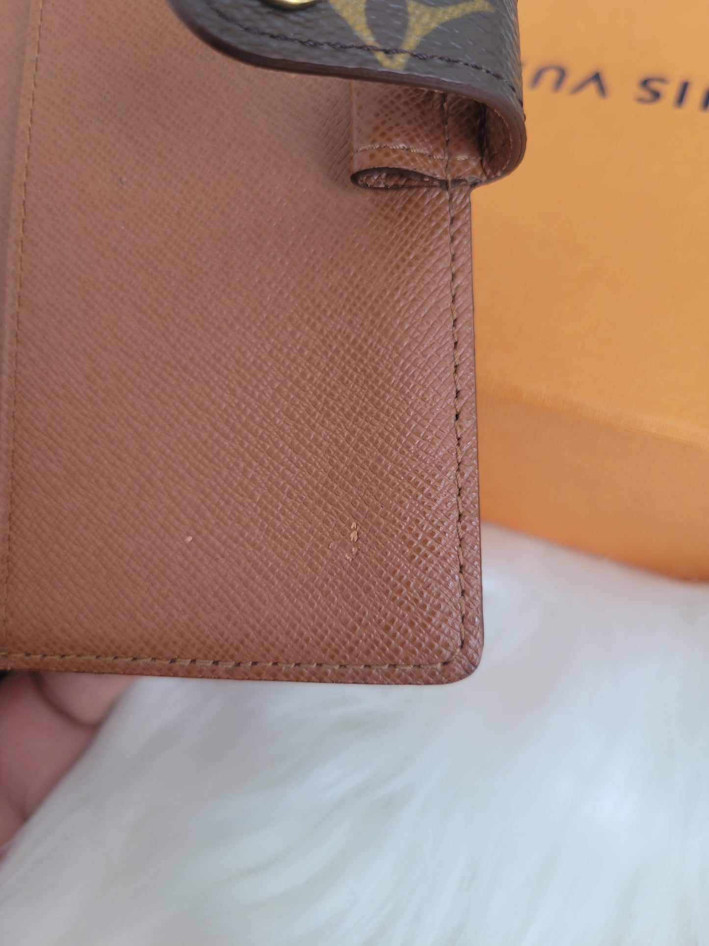 Like New Louis Vuitton Monogram Small Ring PM Agenda