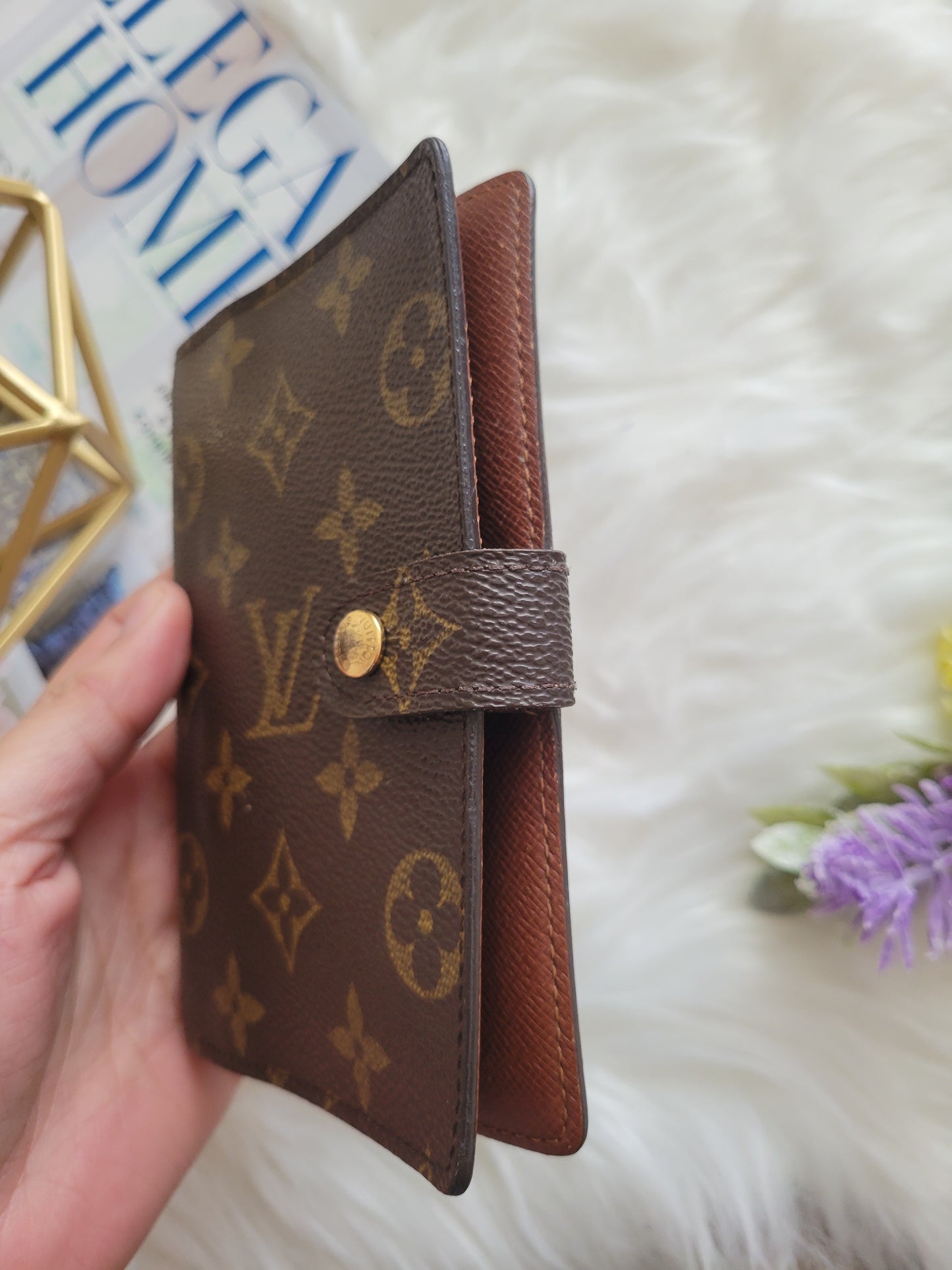 Louis Vuitton Monogram Small Ring Agenda / Passport Holder PM