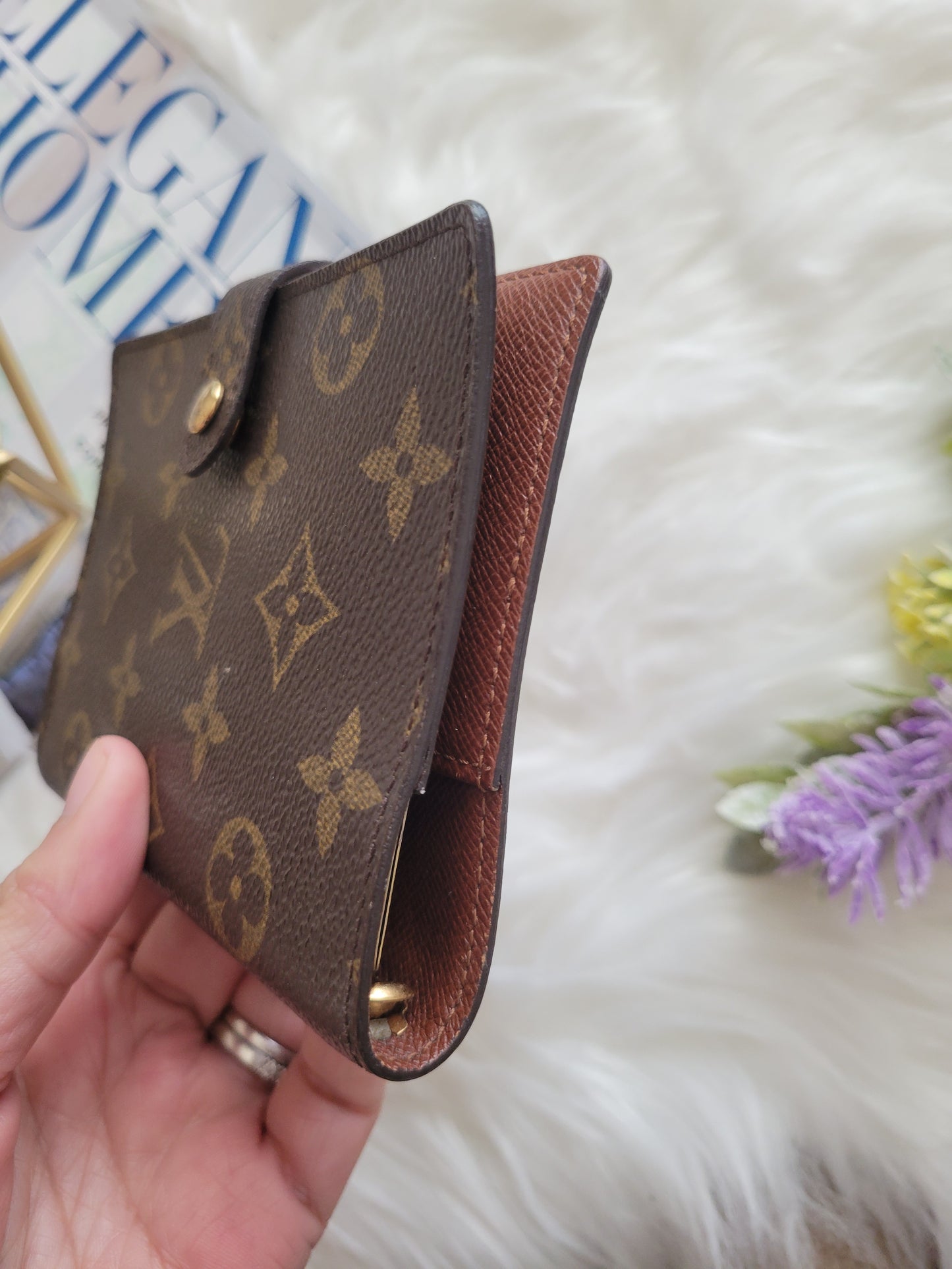 Louis Vuitton Monogram Small Ring Agenda / Passport Holder PM