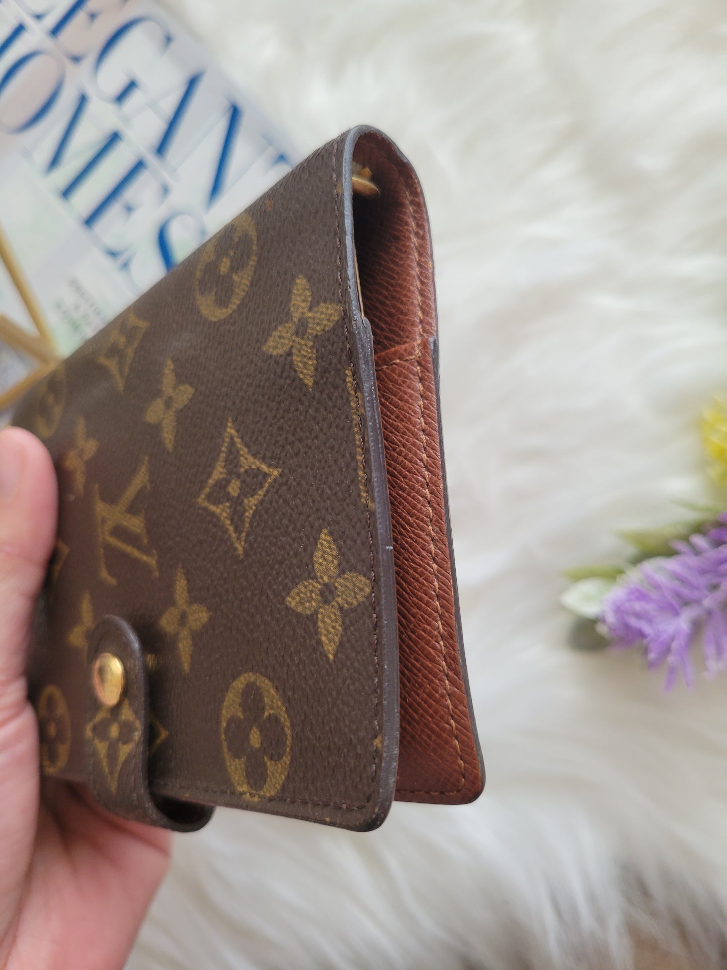 Louis Vuitton Monogram Small Ring Agenda / Passport Holder PM