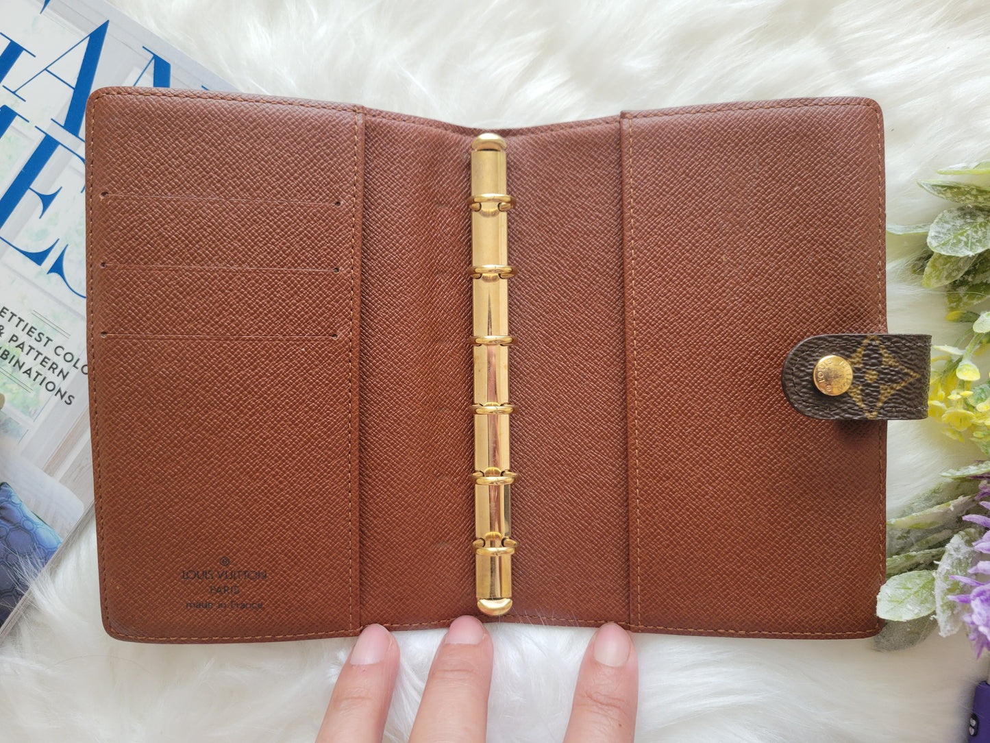 Louis Vuitton Monogram Small Ring Agenda / Passport Holder PM