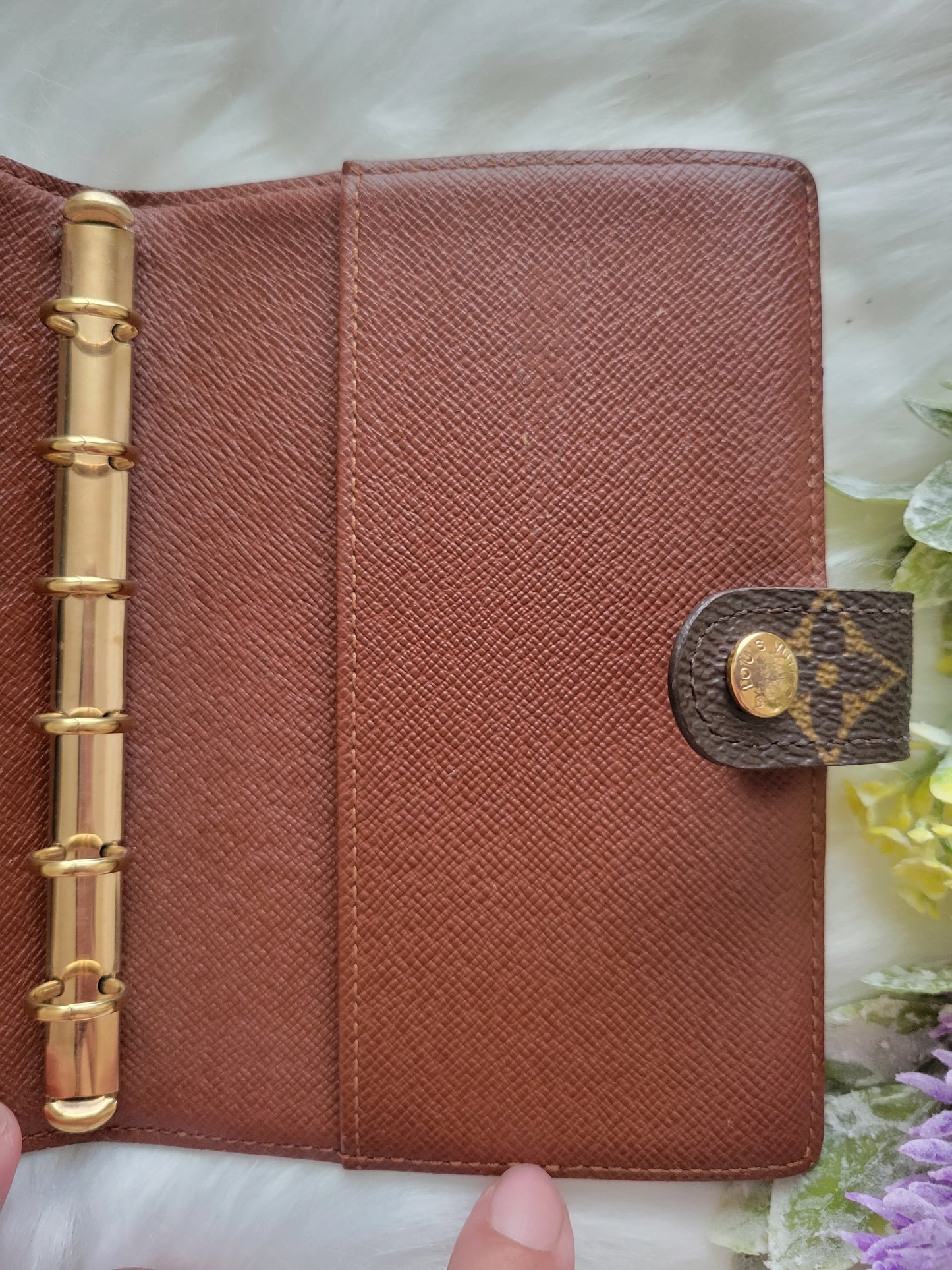 Louis Vuitton Monogram Small Ring Agenda / Passport Holder PM