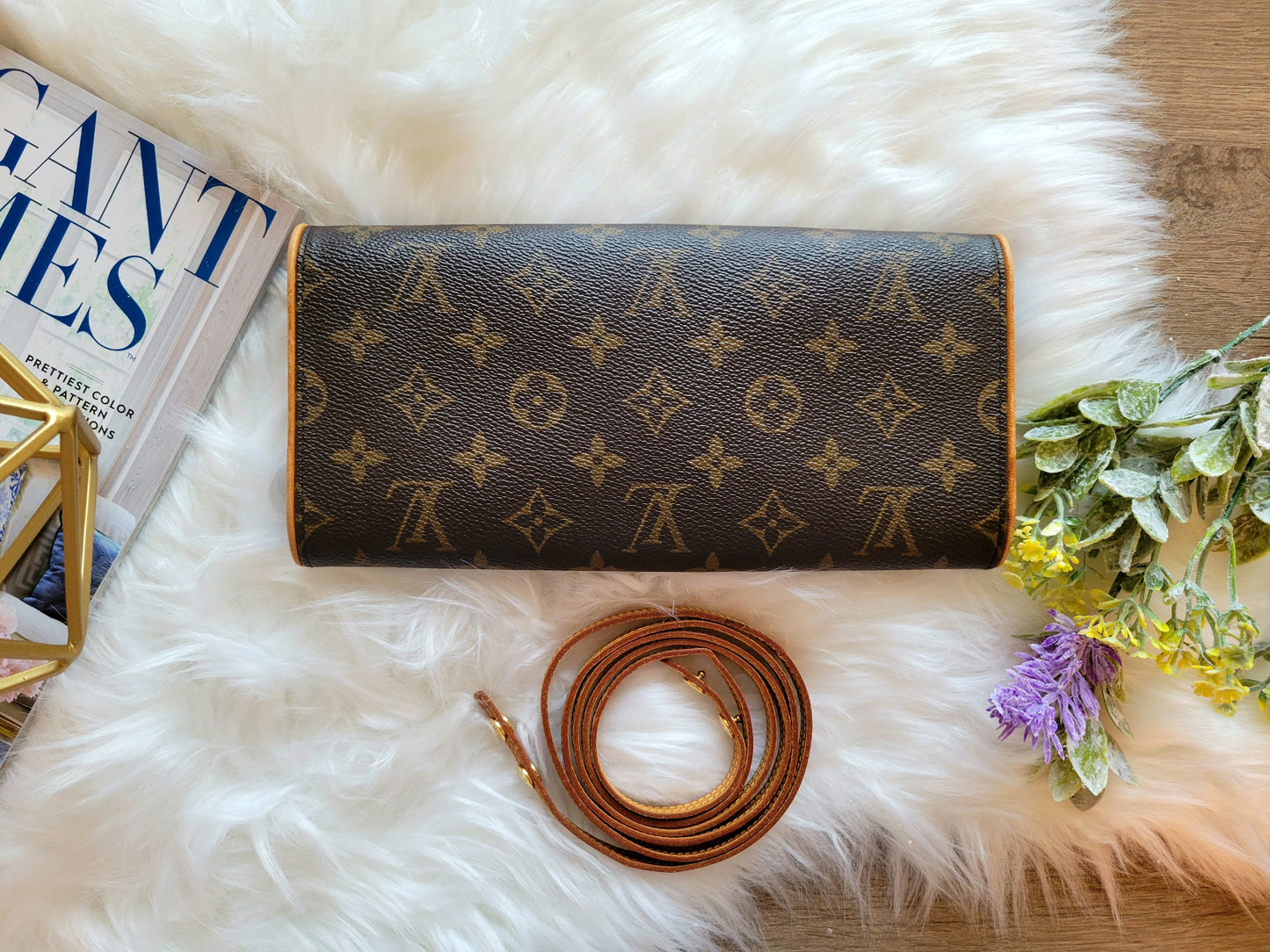 Louis Vuitton Pochette Twin GM Crossbody Shoulder Bag