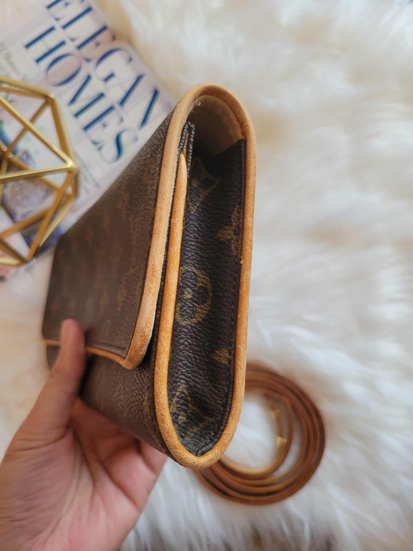Louis Vuitton Pochette Twin GM Crossbody Shoulder Bag