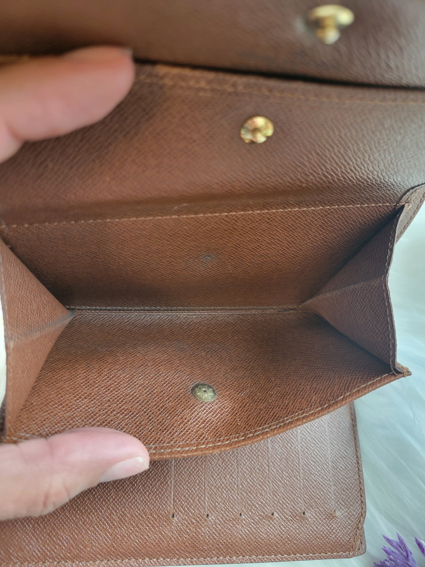 Louis Vuitton Monogram Porte Tresor Etui Papiers Passport Trifold Wallet