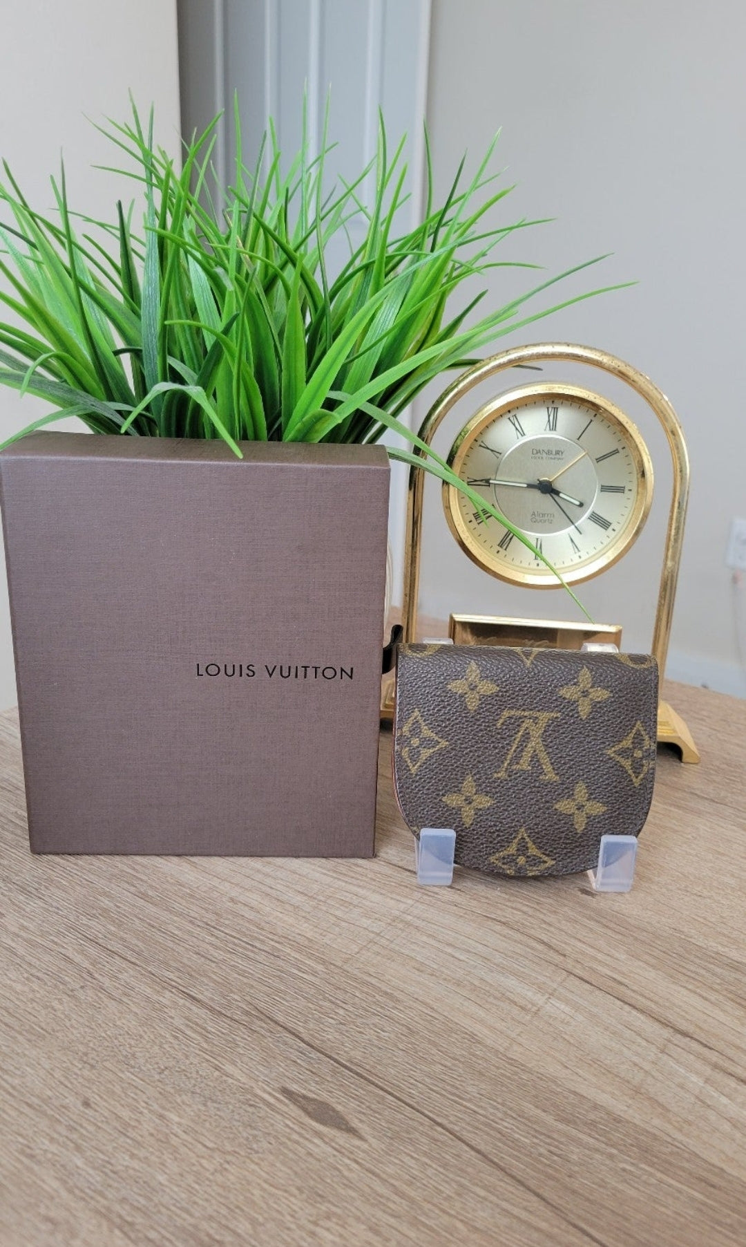 Vintage Louis Vuitton Monogram Porte Monnaie Gousset Coin Purse