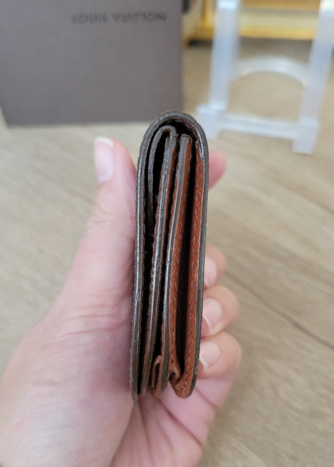 Vintage Louis Vuitton Monogram Porte Monnaie Gousset Coin Purse
