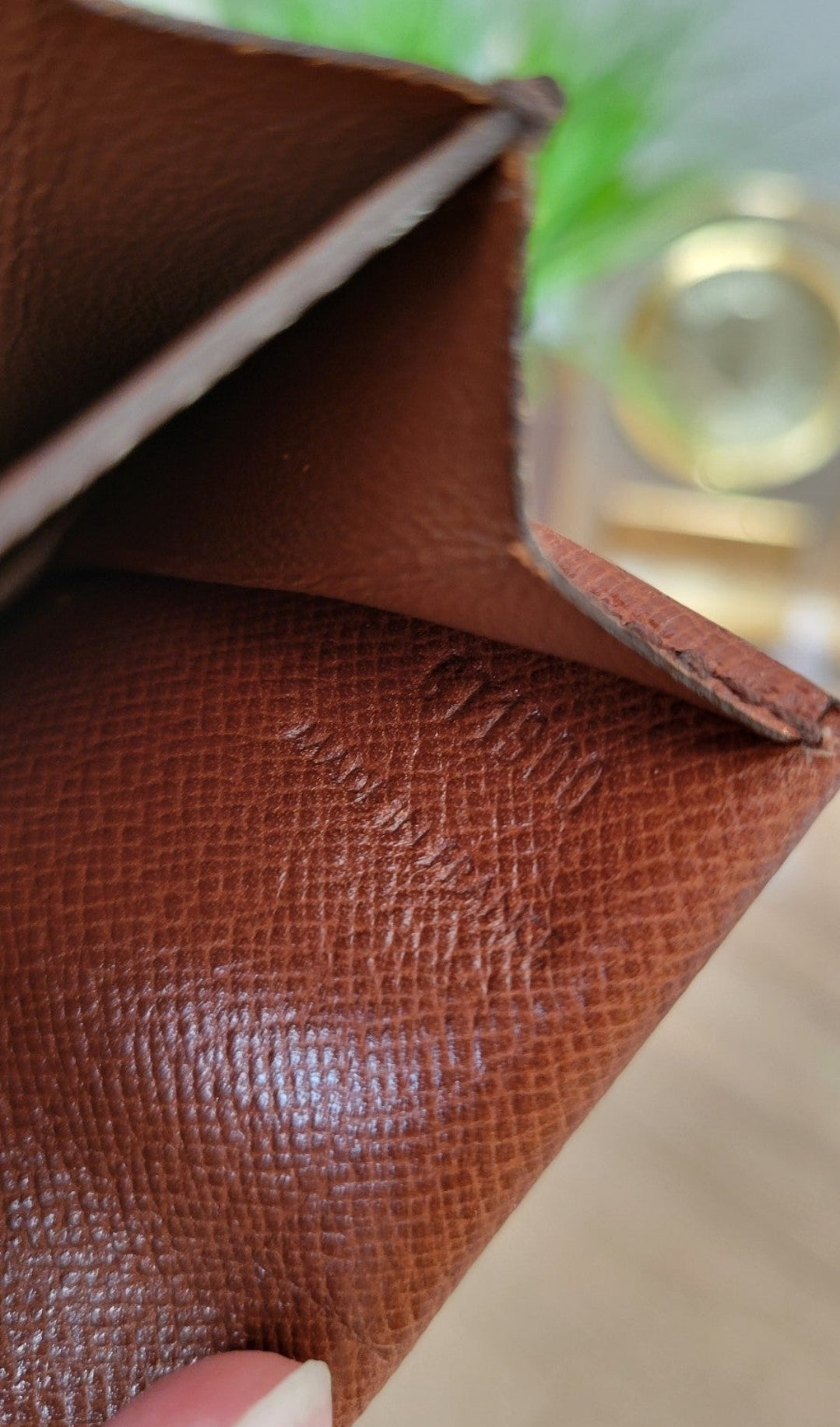 Vintage Louis Vuitton Monogram Porte Monnaie Gousset Coin Purse