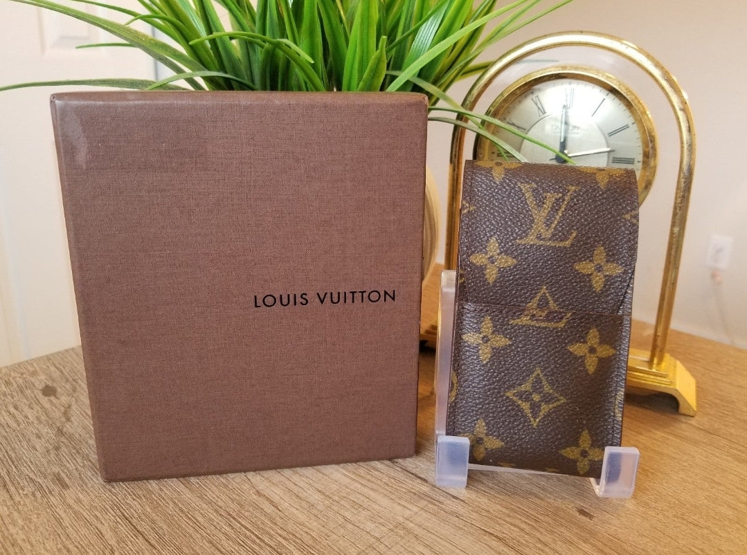 Like New Louis Vuitton Monogram Cigarette Tobacco Case9