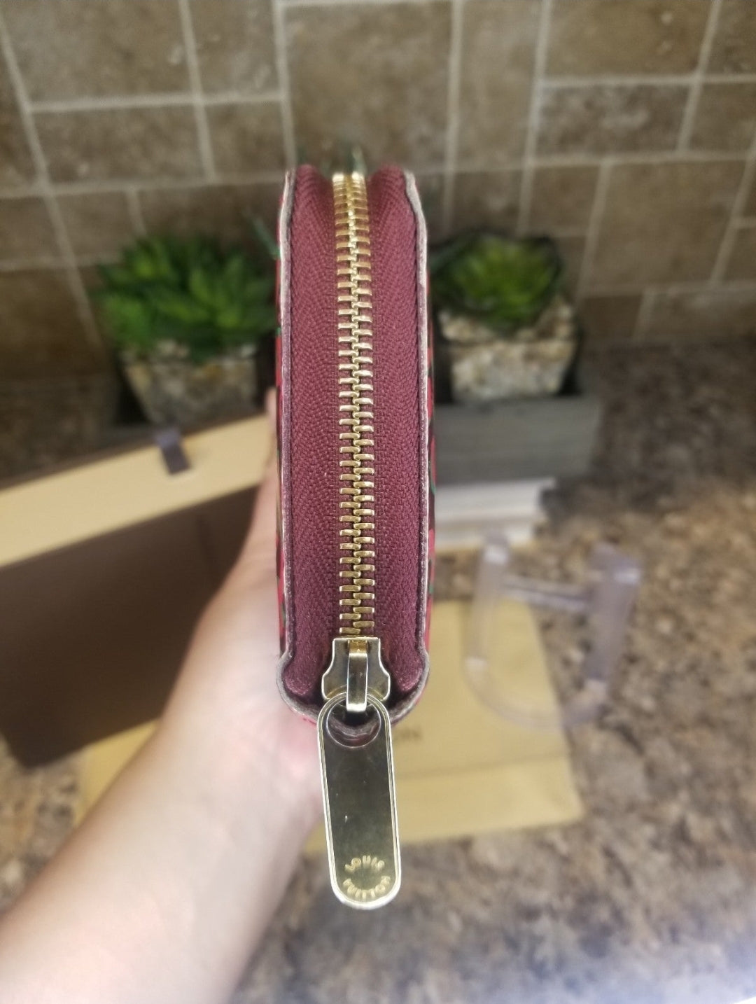 Louis Vuitton x Stephen Sprouse Limited Edition Rouge Leopard Zippy Wallet