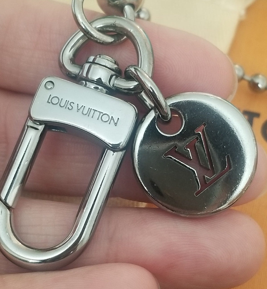 Louis Vuitton Porte Cles Chaine Monogram Eclipse Wallet Purse Charm Key Chain