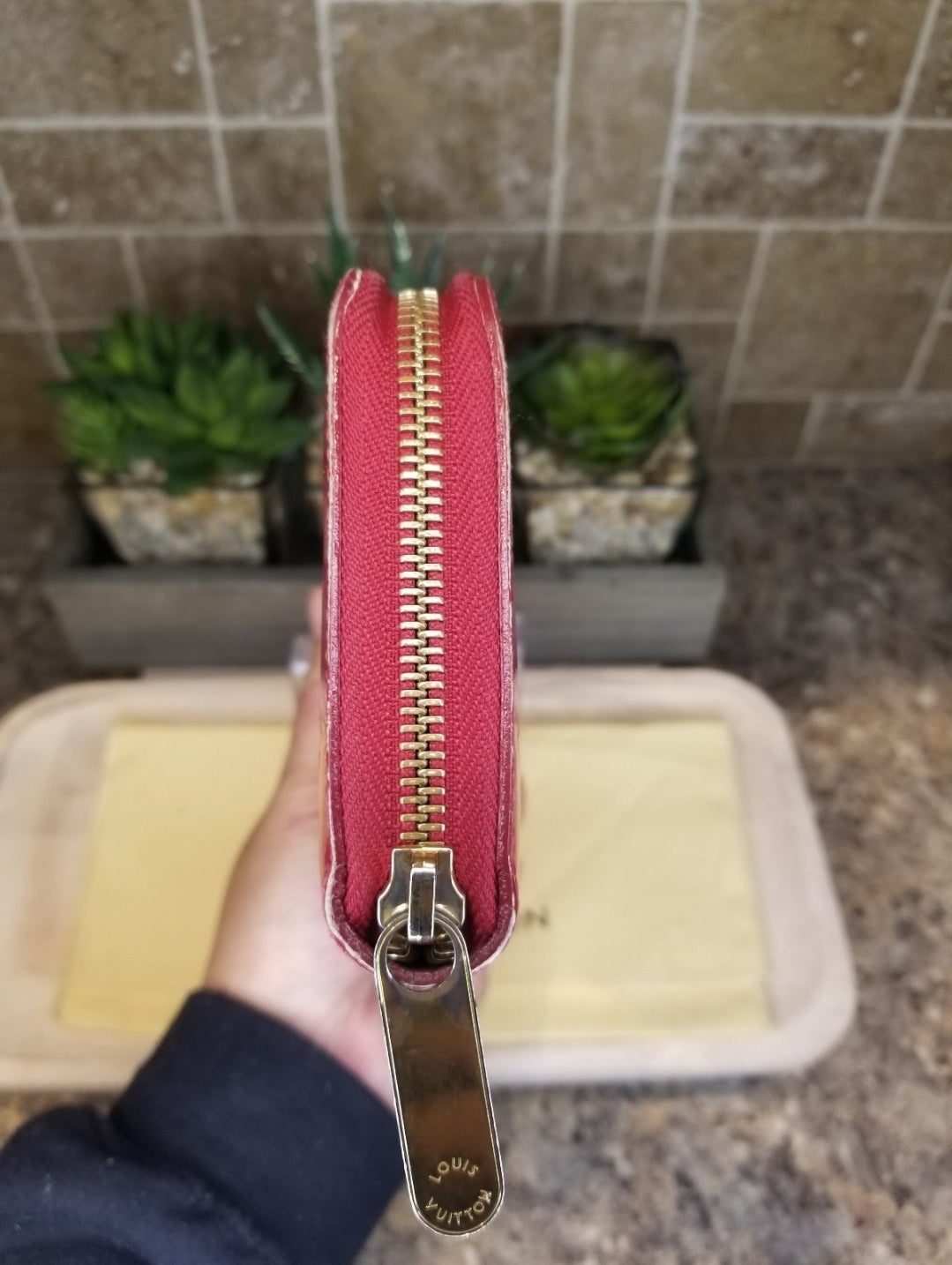 Louis Vuitton Vernis Zippy Long Wallet