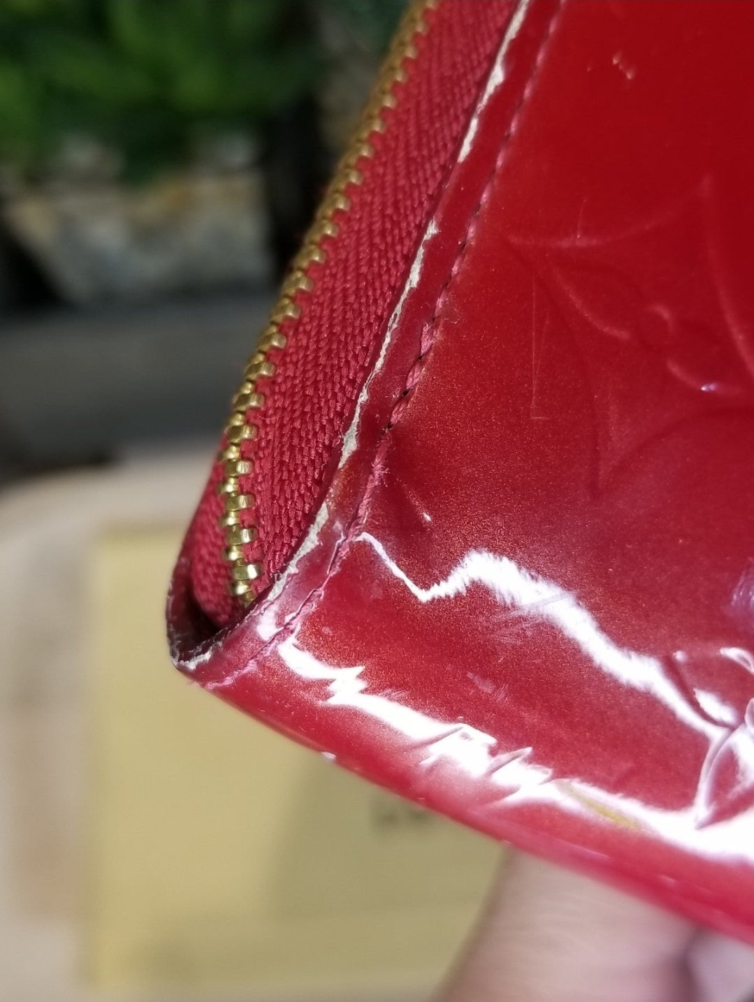 Louis Vuitton Vernis Zippy Long Wallet