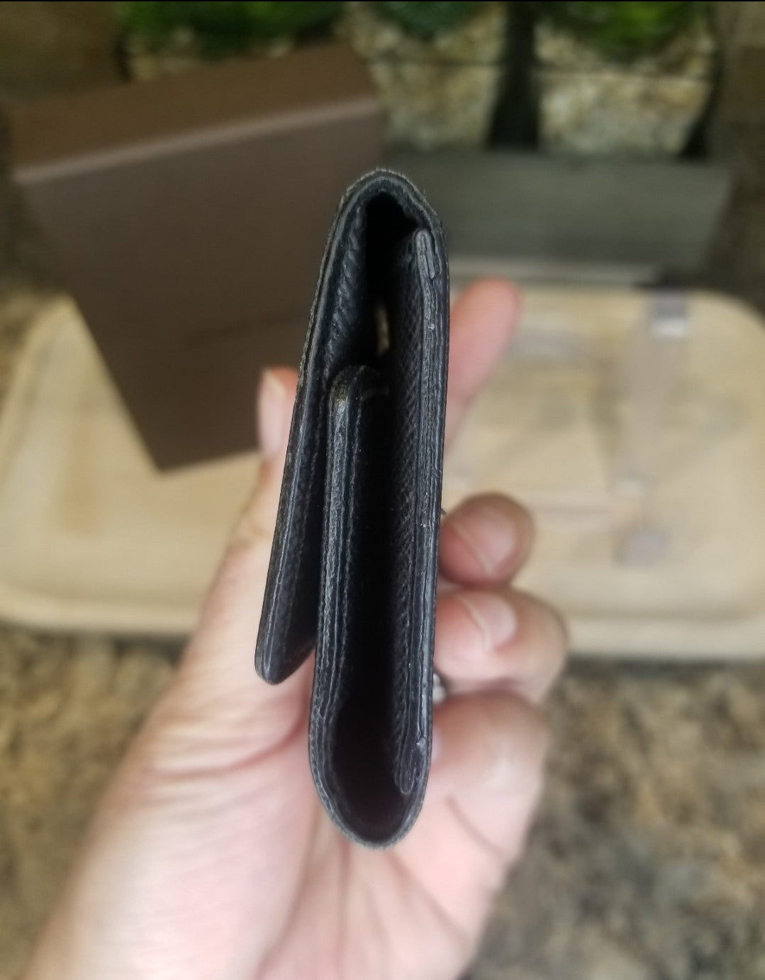 Louis Vuitton Damier Graphite Multicles Key Case