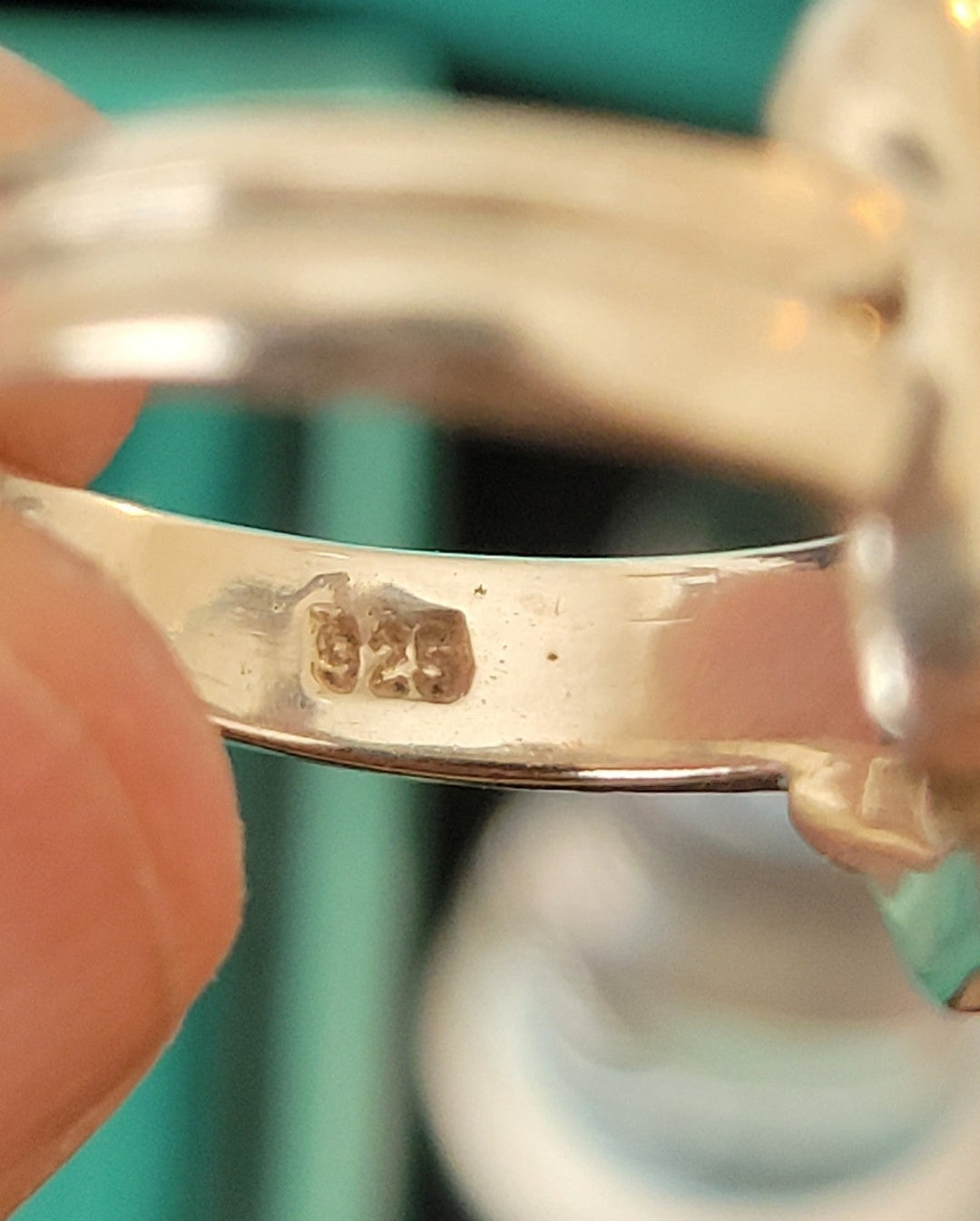 Tiffany & Co. Vintage Sterling Silver Triple Heart Ring