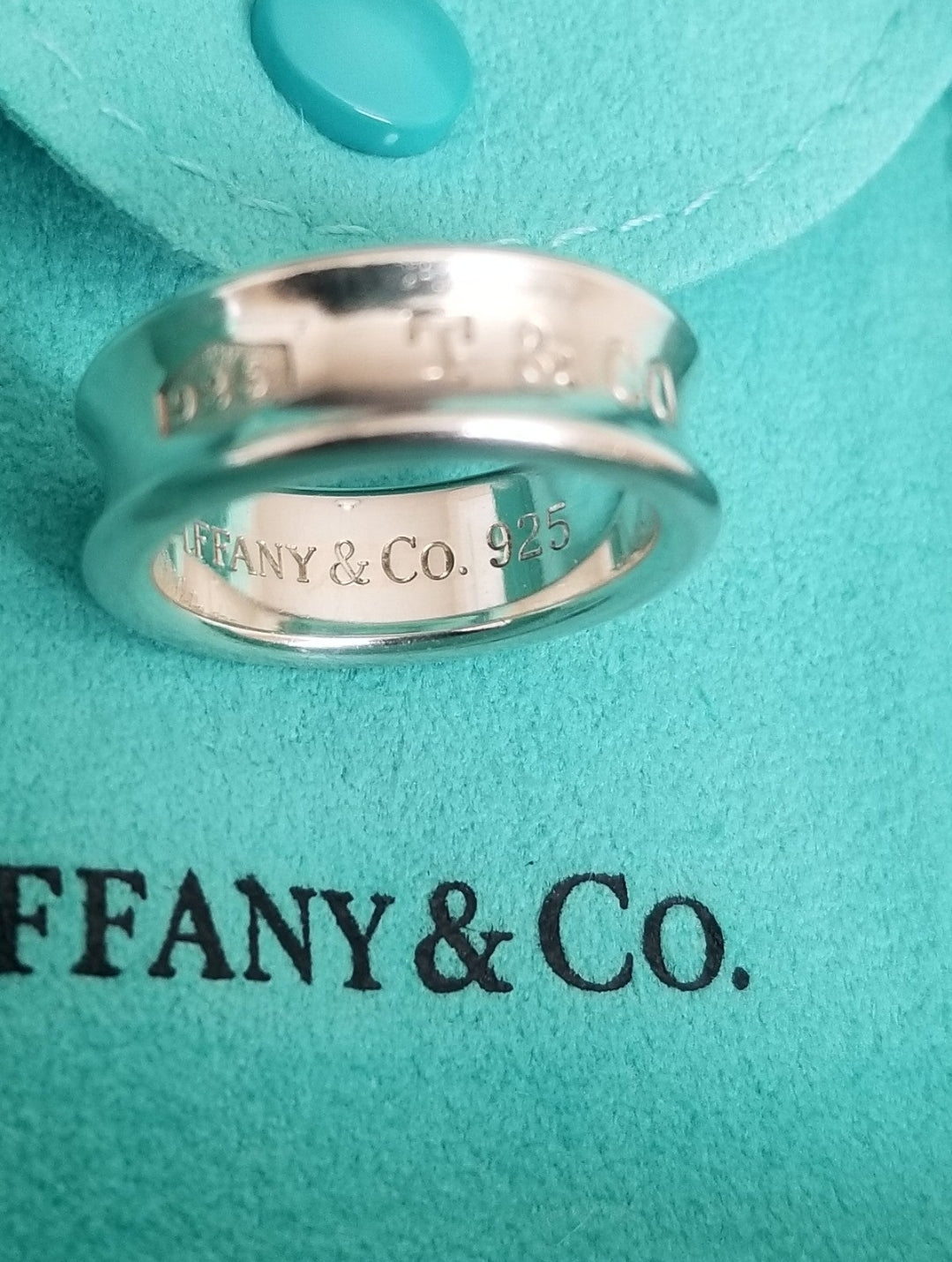 Tiffany & Co. Vintage 1837 Concave Ring