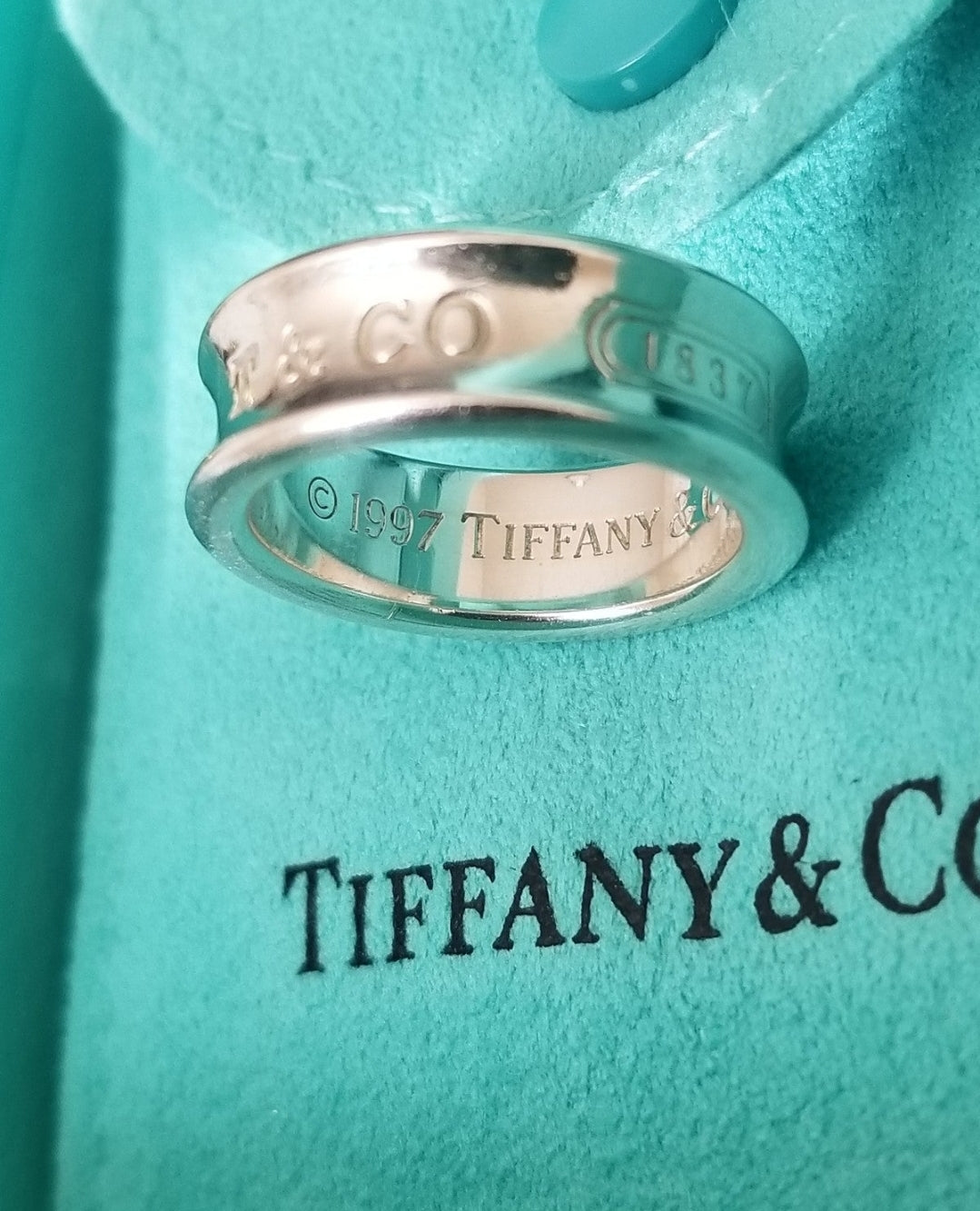 Tiffany & Co. Vintage 1837 Concave Ring