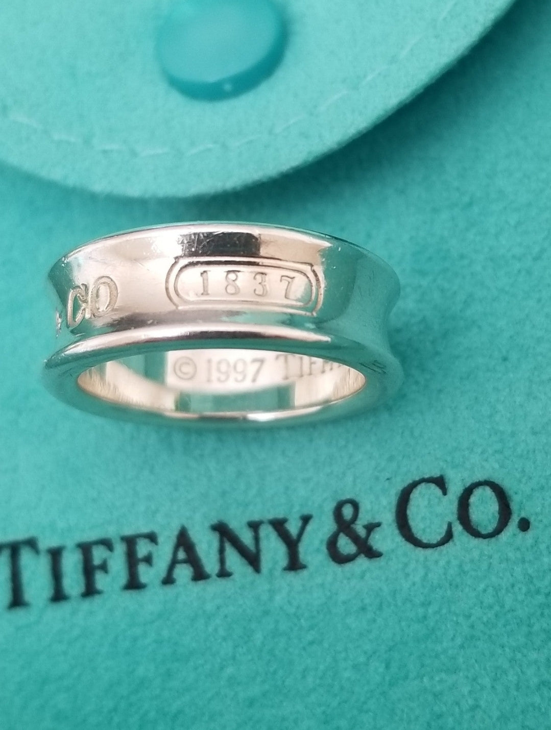 Tiffany & Co. Vintage 1837 Concave Ring