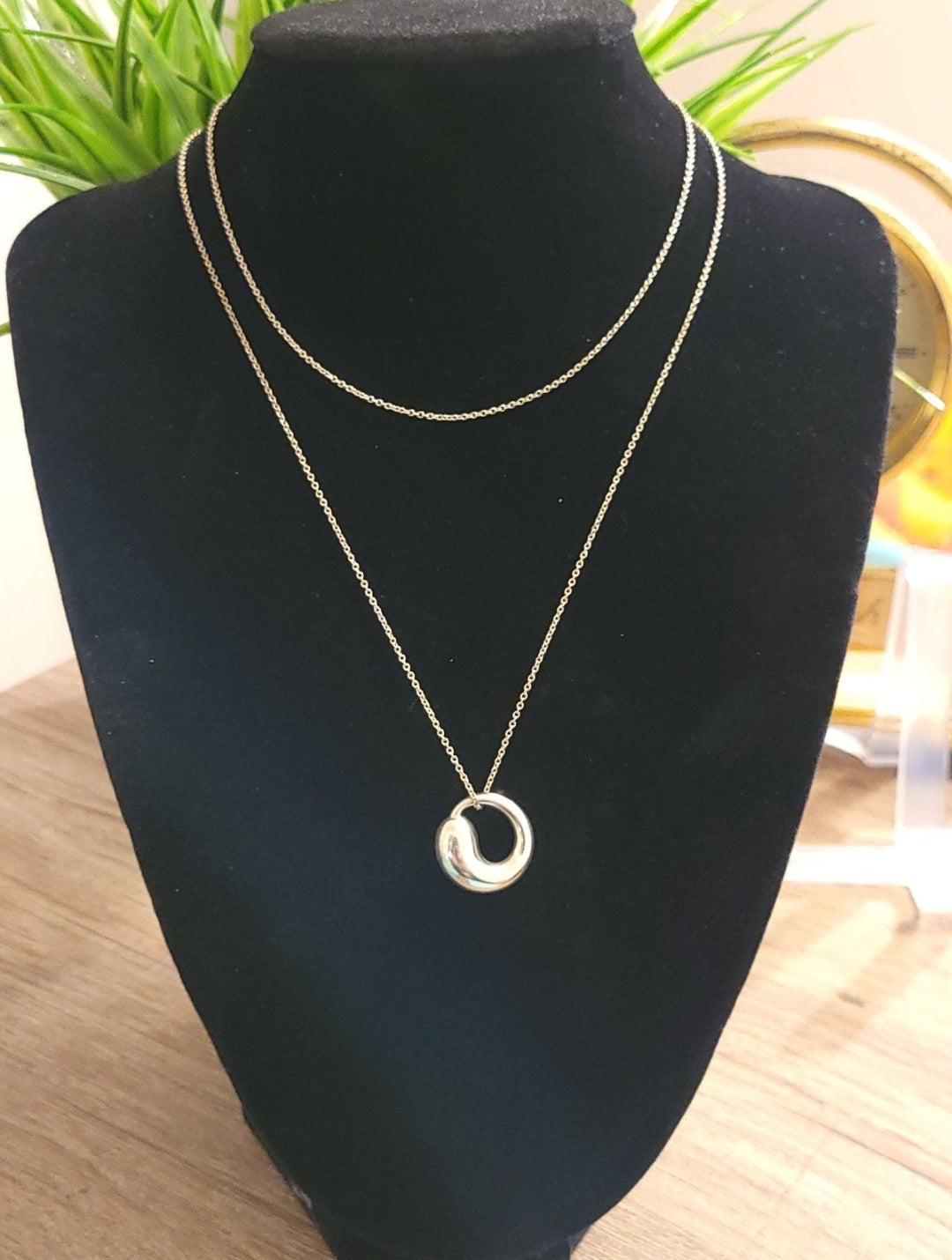Tiffany & Co 28" Eternal Circle Pendant Necklace