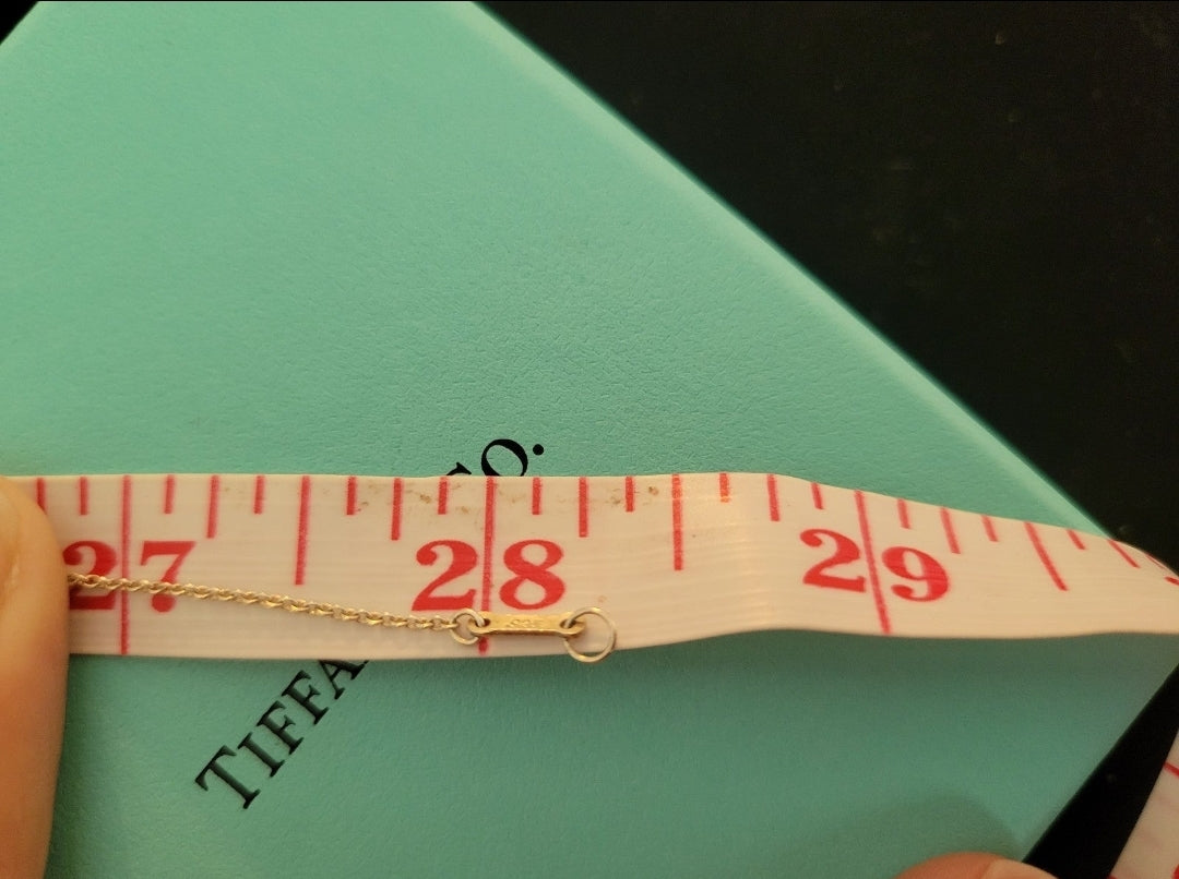 Tiffany & Co 28" Eternal Circle Pendant Necklace