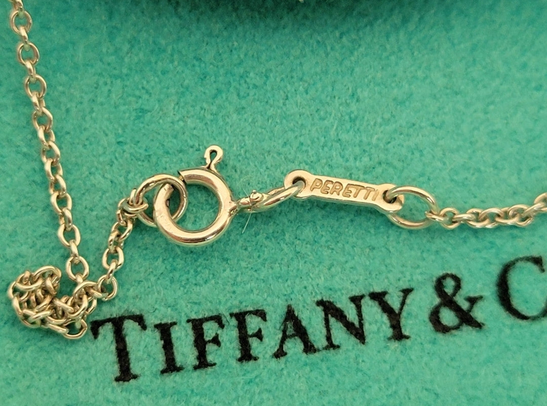 Tiffany & Co Elsa Peretti Large Open Heart Necklace