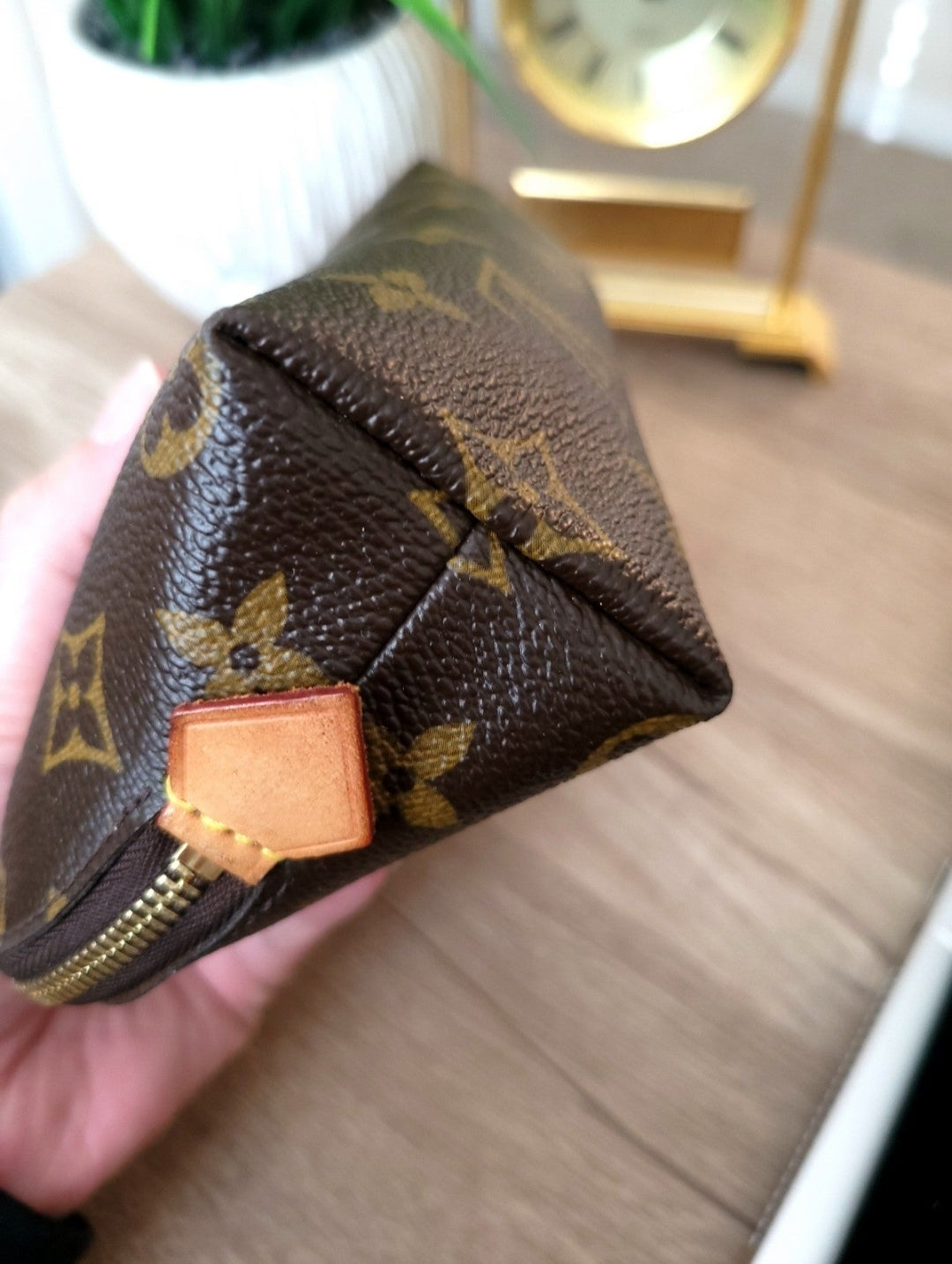 Louis Vuitton Monogram Pochette Cosmetic Bag Pouch