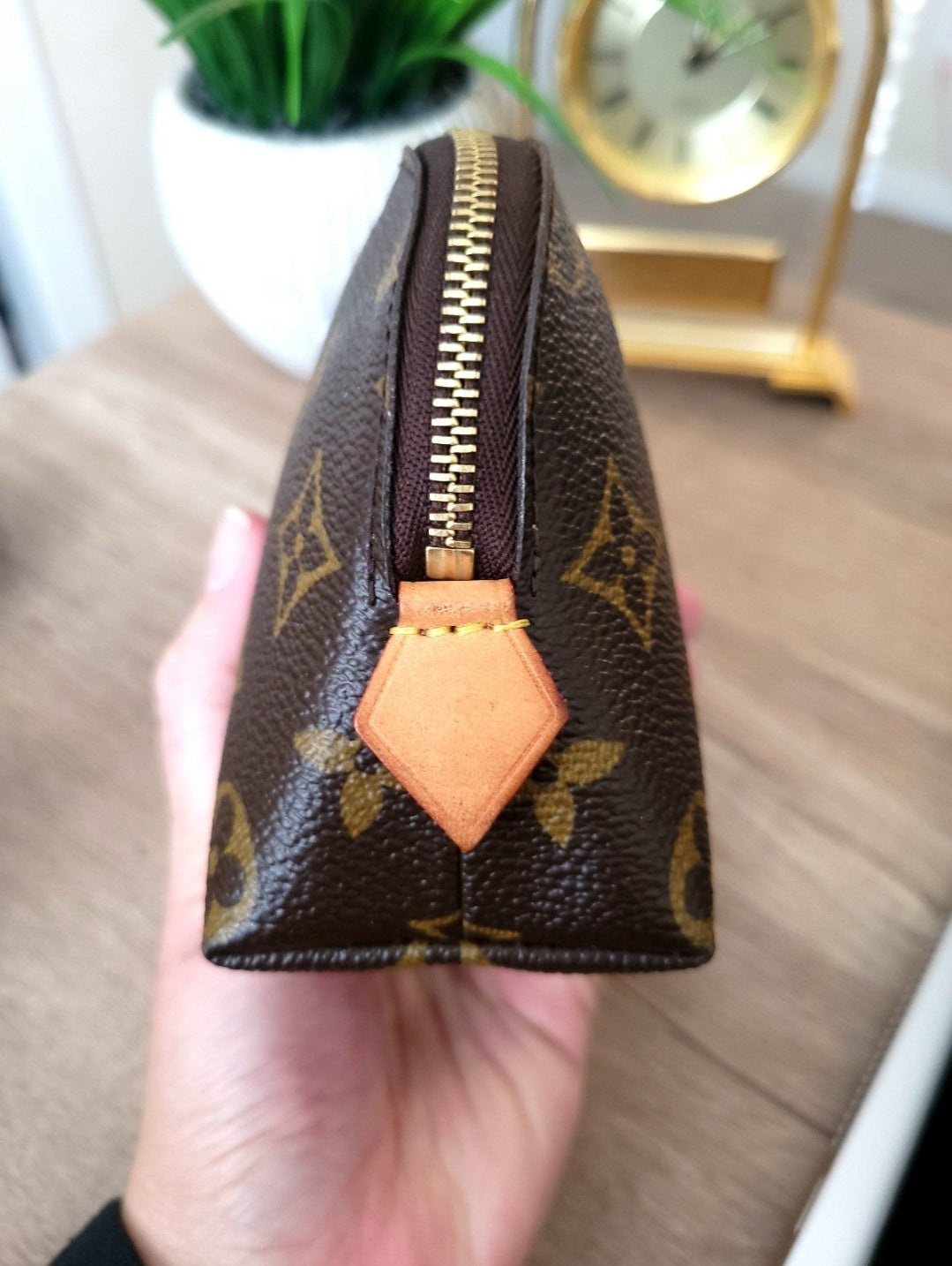 Louis Vuitton Monogram Pochette Cosmetic Bag Pouch