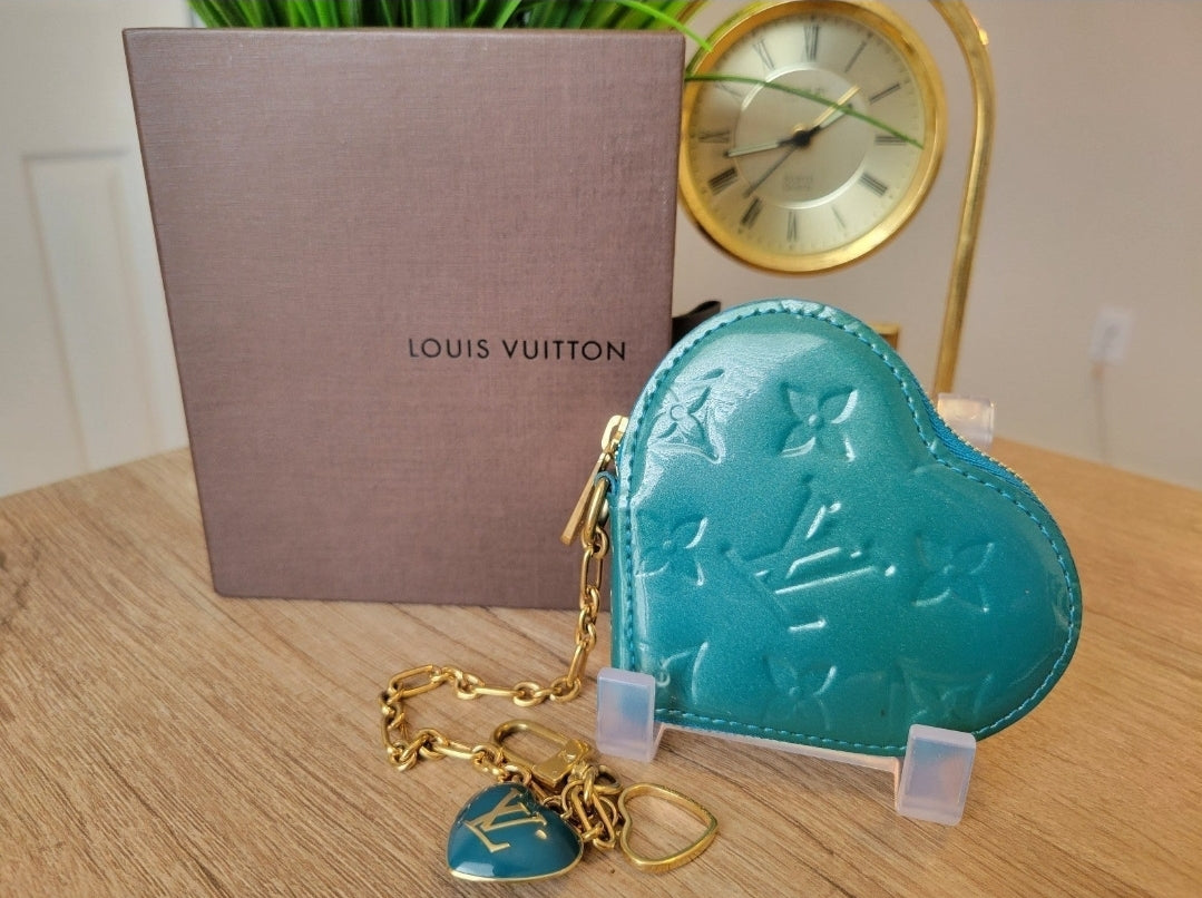 Louis Vuitton Monogram Vernis Heart Coin Purse
