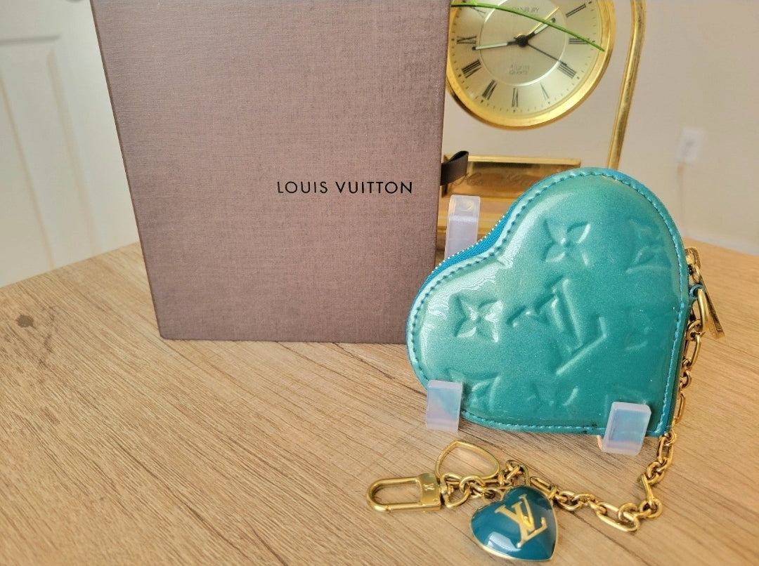 Louis Vuitton Monogram Vernis Heart Coin Purse