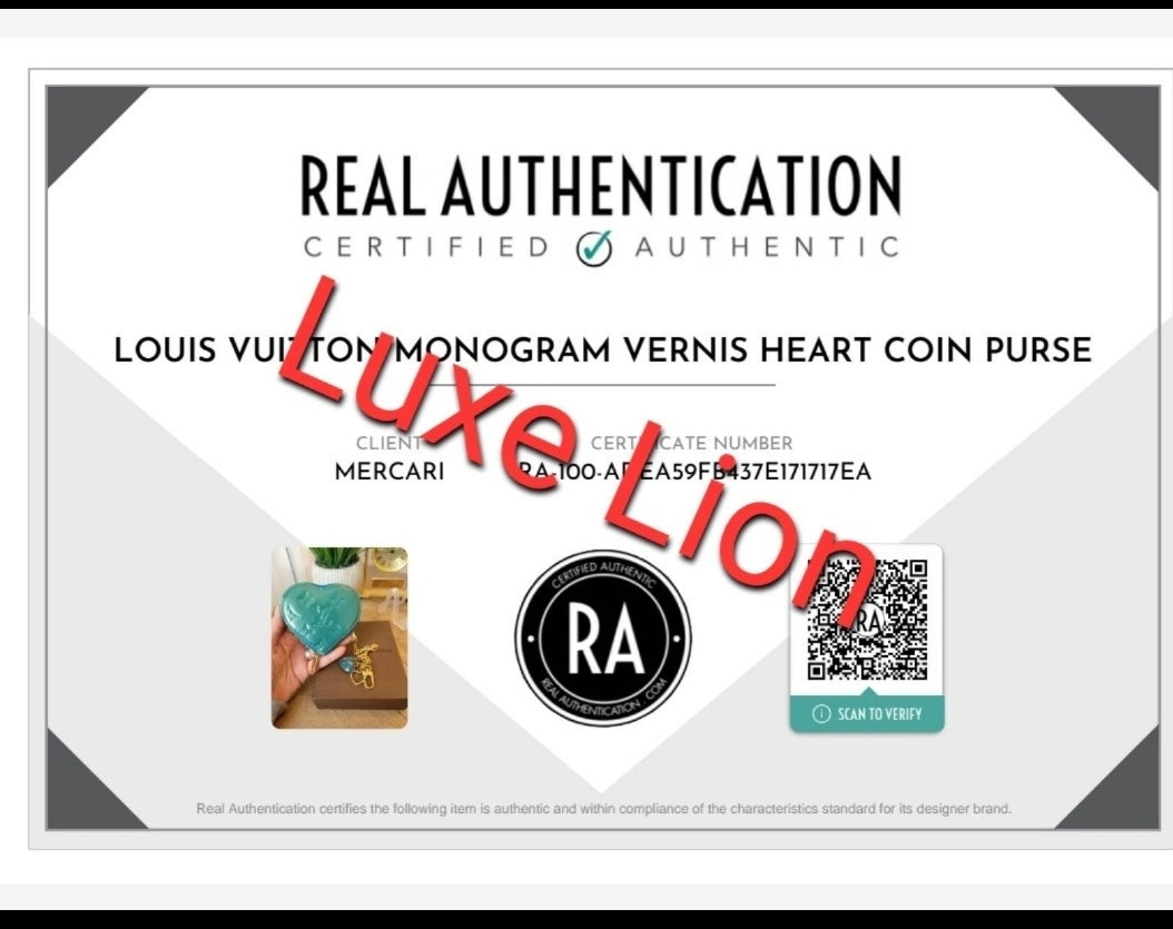 Louis Vuitton Monogram Vernis Heart Coin Purse