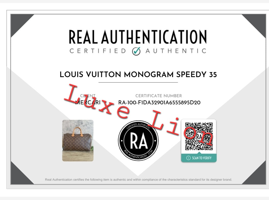 Louis Vuitton Monogram Speedy 35