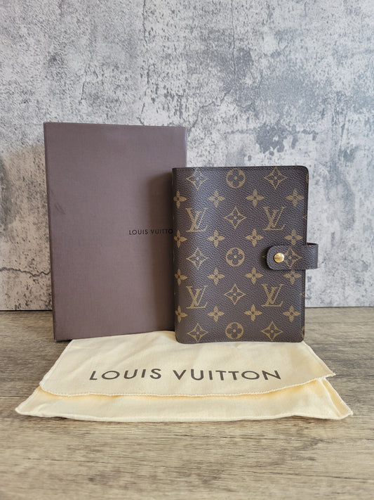 EXCELLENT CONDITION Louis Vuitton Monogram Medium Ring MM Agenda