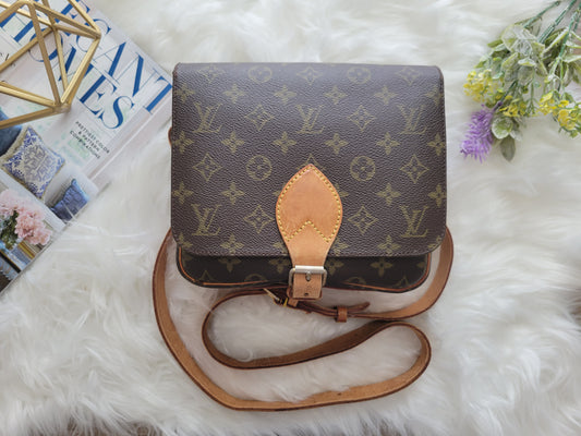 Louis Vuitton Monogram Canvas Cartouchiere MM