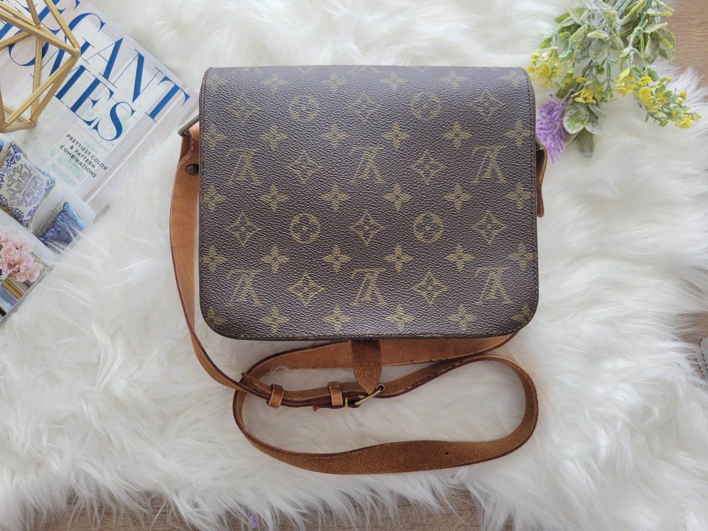 Louis Vuitton Monogram Canvas Cartouchiere MM