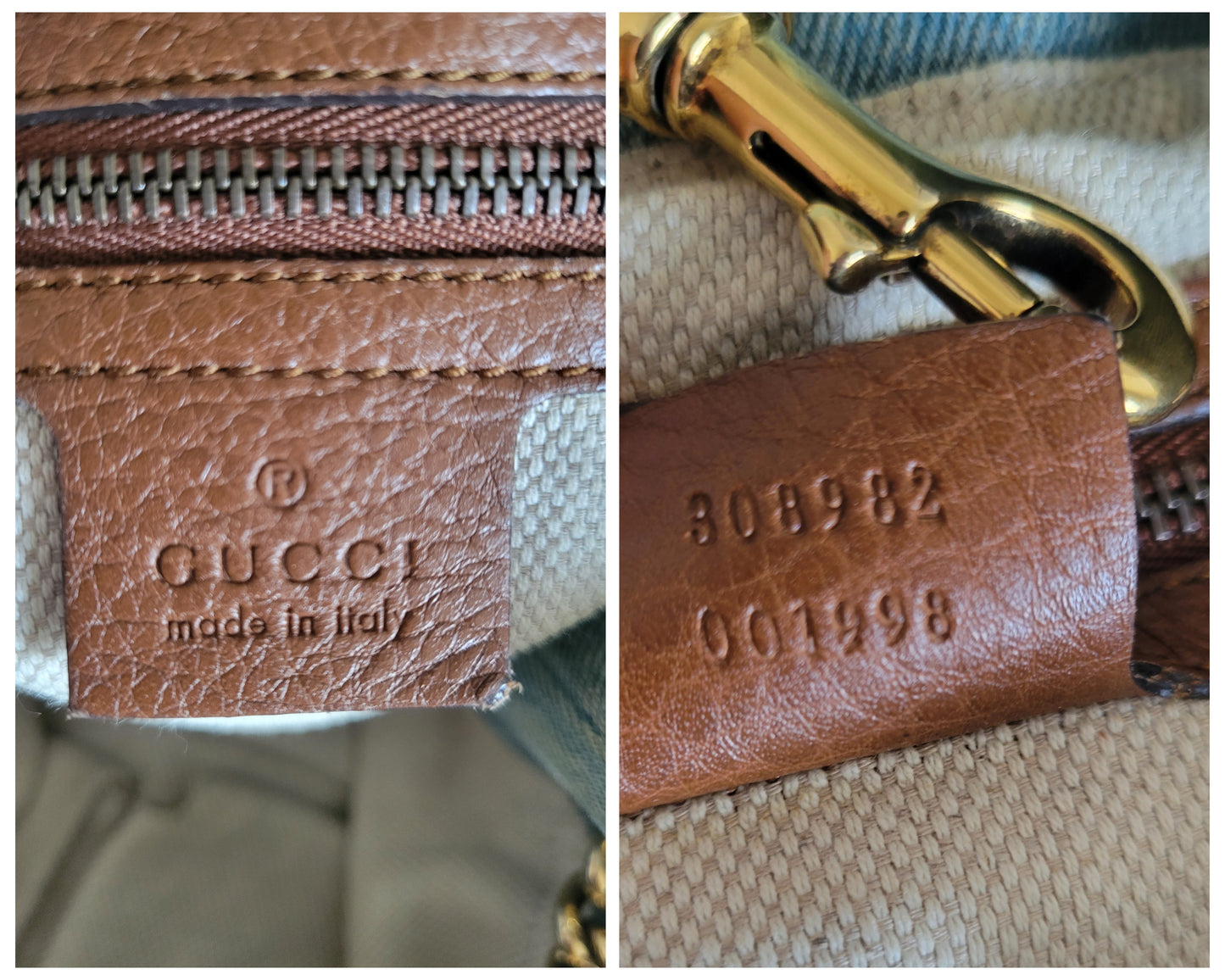 Gucci Denim Soho Chain Shoulder Bag