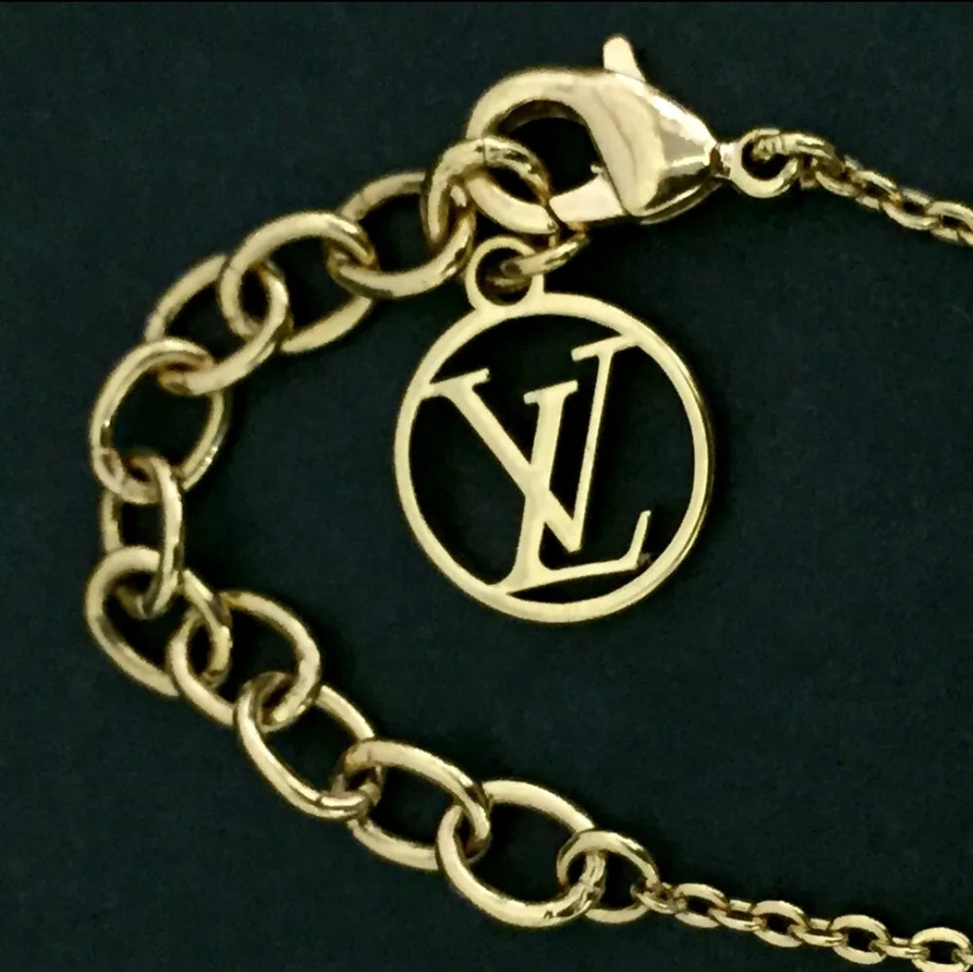 Louis Vuitton Two Tone Nanogram Bracelet