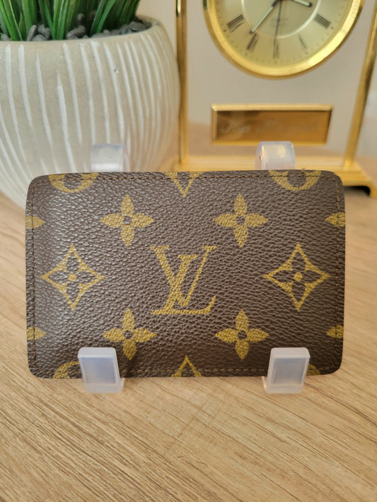 Vintage Louis Vuitton Monogram Enveloppe Cartes De Visite Card Case