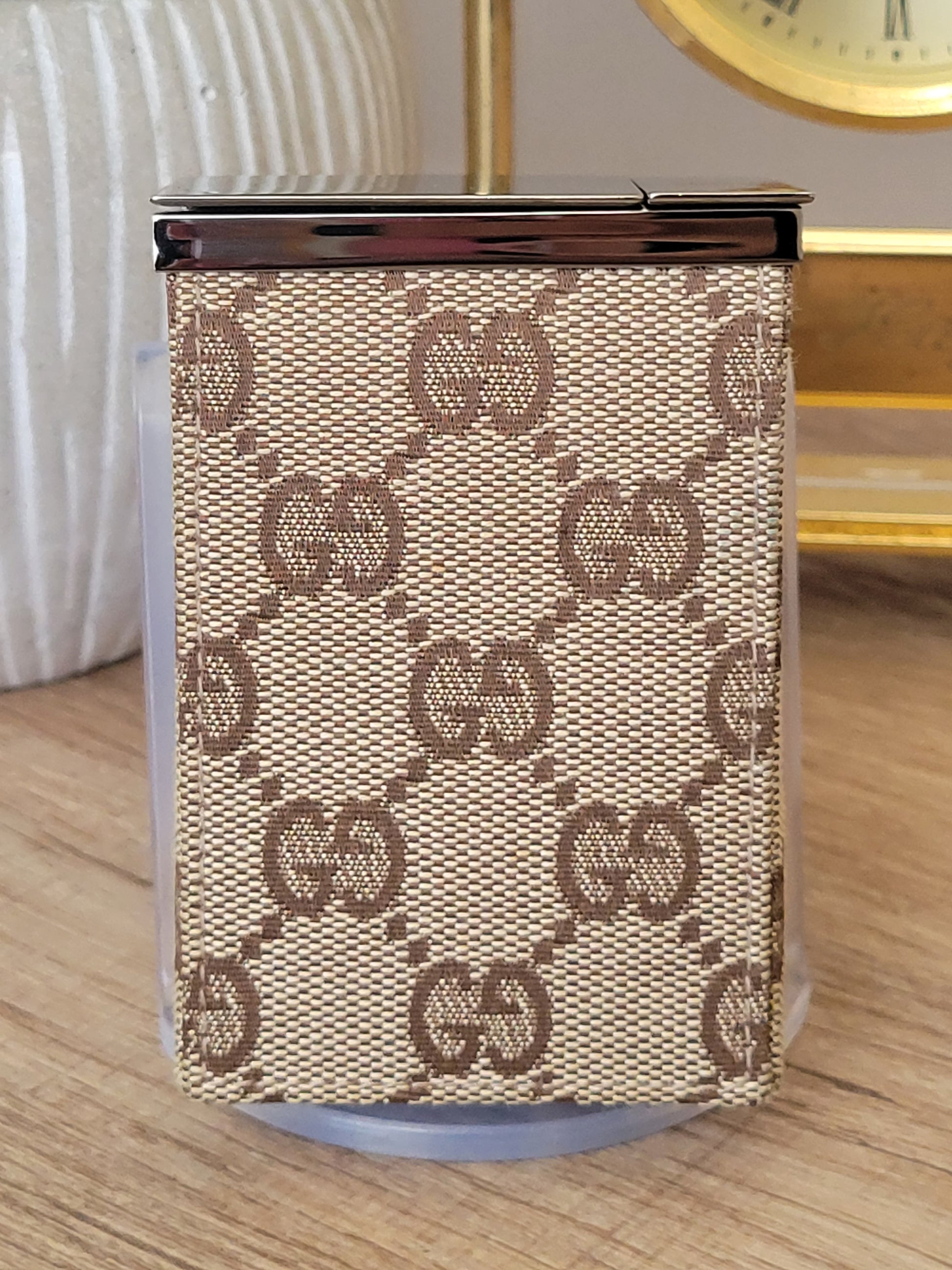 Gucci Cigarette Case Gucci Shima Leather Lavender 181716 Free Shipping