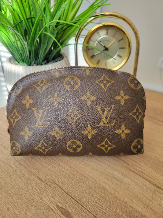 Louis Vuitton Monogram Pochette Cosmetic Bag Pouch