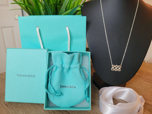 Tiffany & Co. RARE Celtic Love Knot Necklace
