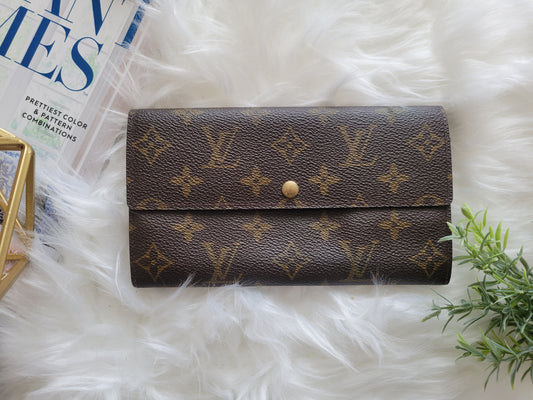 Louis Vuitton Monogram Portefeiulle Sarah Wallet