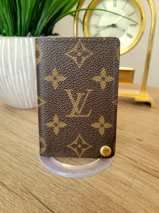 Louis Vuitton Monogram Porte Billets Cartes Credit Pression Card Case