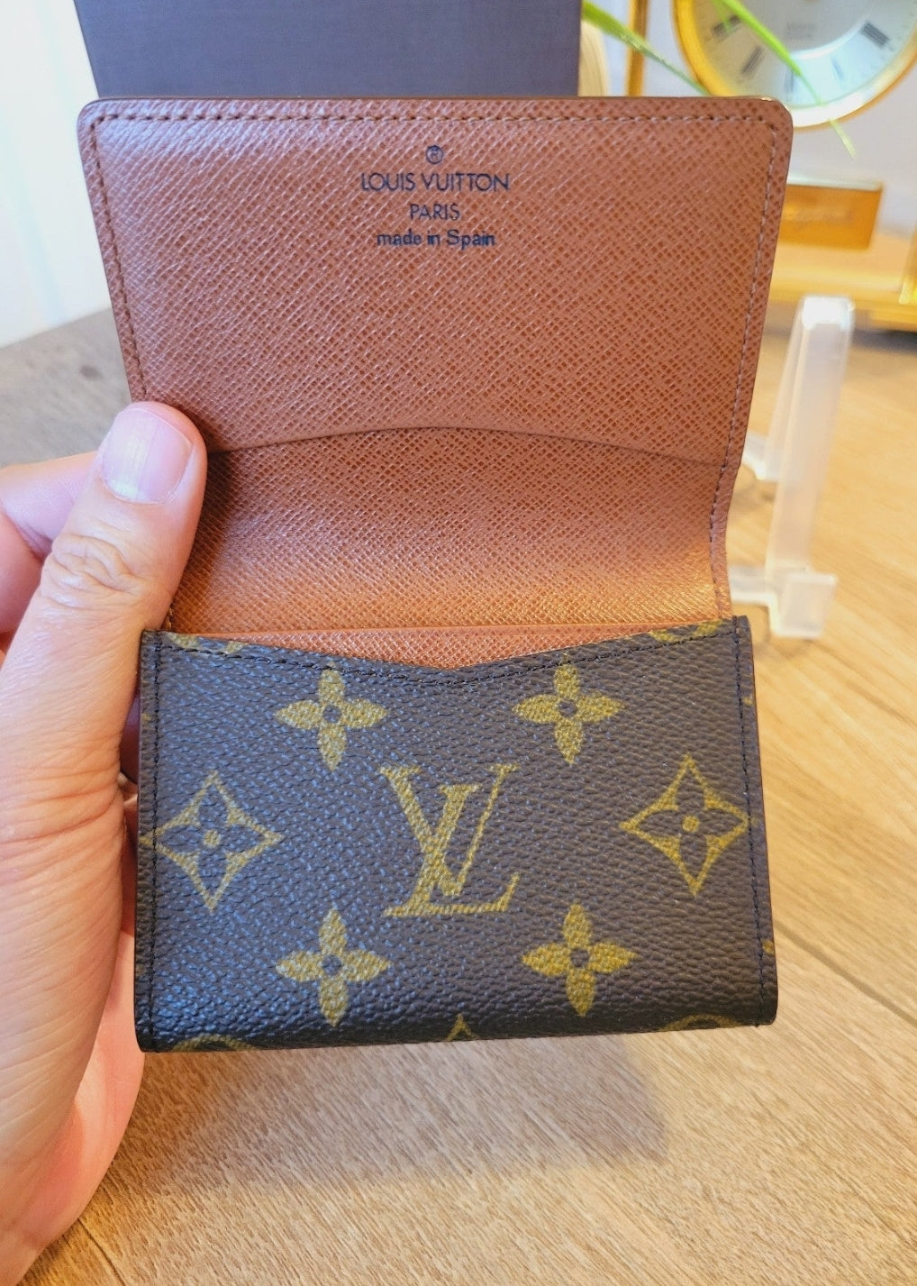Louis Vuitton Monogram Enveloppe Carte de Visite 2021 Ss, Brown