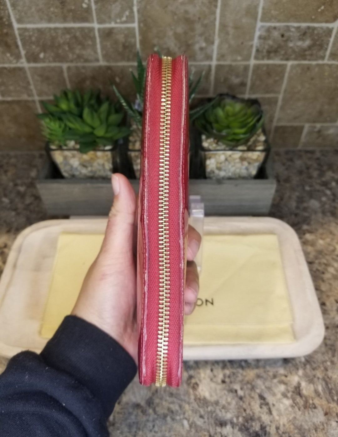 Louis Vuitton Vernis Zippy Long Wallet