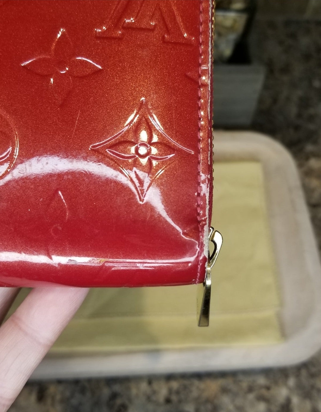 Louis Vuitton Vernis Zippy Long Wallet