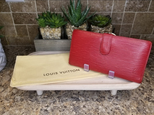 Louis Vuitton Epi Continental Clutch Bifold Long Wallet