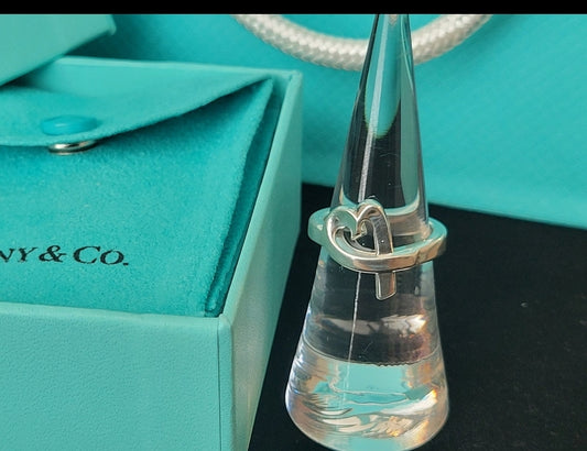 Tiffany & Co. Paloma Picasso Loving Heart Sterling Silver Ring