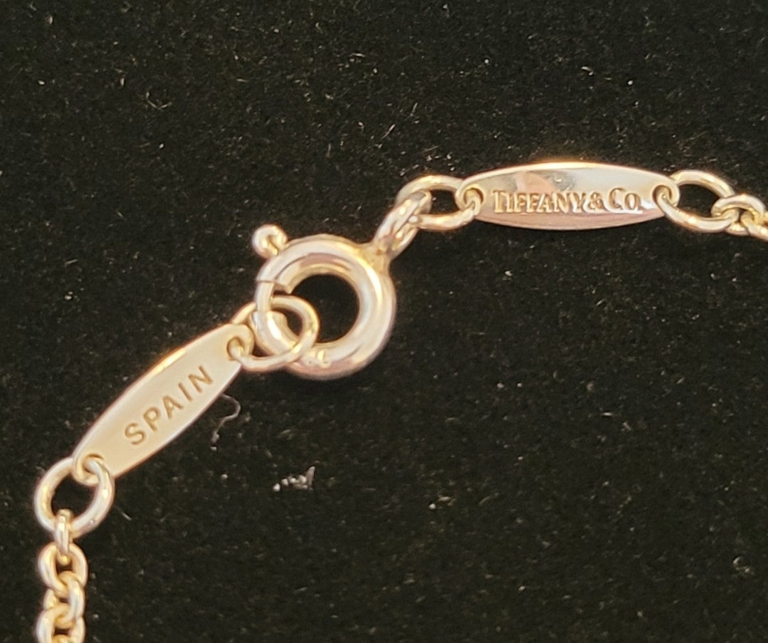 Vintage Tiffany & Co. Sterling Silver Heart Bracelet