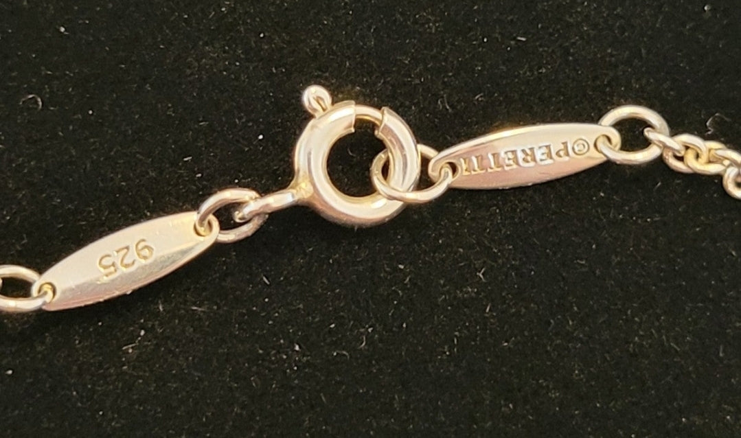 Vintage Tiffany & Co. Sterling Silver Heart Bracelet