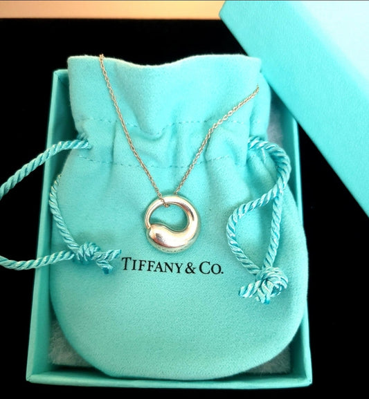 Tiffany & Co 28" Eternal Circle Pendant Necklace